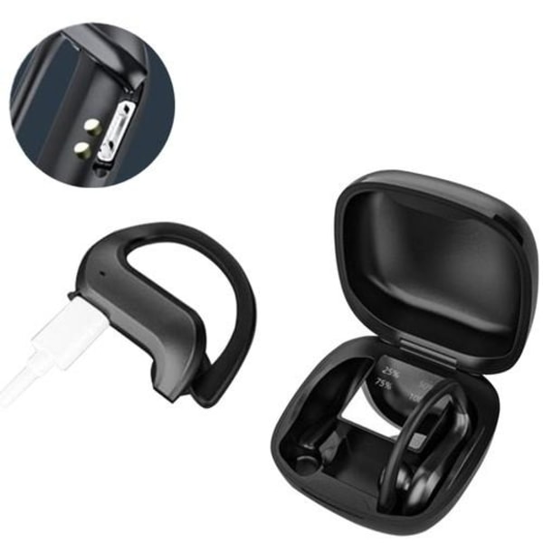Trådløse TWS hovedtelefoner - Sports hovedtelefoner - Perfet black