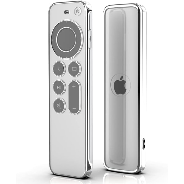 Apple TV Remote case (transparent) 4k 2021 Mjuk TPU-skyddande Ungefär - Perfekt