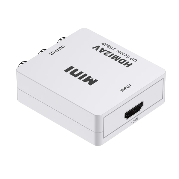HDMI till AV-omvandlare, 1080p, vit - Perfet white