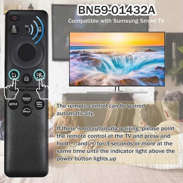 59-01432A TM2360E Solar Stemmefjernkontroll Kompatibel med Samsung-Perfet