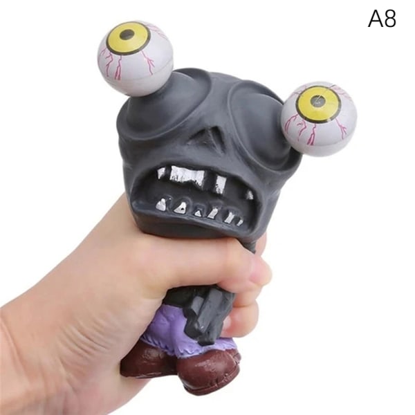 Squishy Toys Stress Toy Vuxen Popping Out Eyes Toy - Perfet Zombie A8