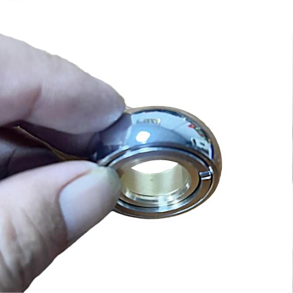 Motorcykel Däck Fidget Ring Rolig Stressavlastning Fingerövning Rostfritt Stål Spinner Ring EDC Leksak Barn Vuxna Present-Perfet B
