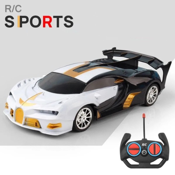 Radiofjernbetjening 1:18 RC-sportsvogne Racing High Speed ​​​​Vehicle Drift Legetøj - Perfet Gold