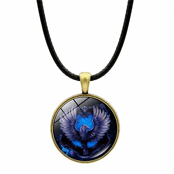 Harry Potter Badge Jewel Necklace-Perfet Ravenclaw 0