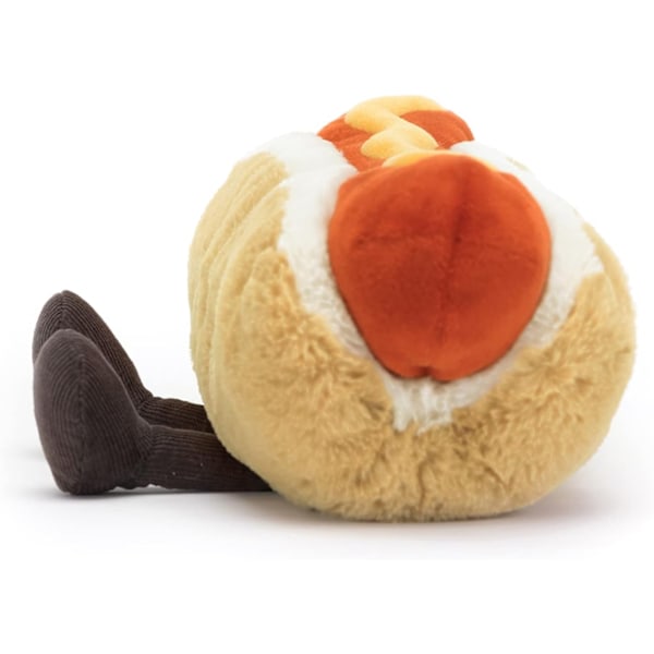 Jellycat Amuseables - Kosedyr, 25 cm, Utstoppet Matleketøy, Morsom Gave - Perfekt hot dog 20cm