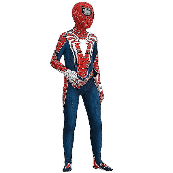 Spiderman Kostym Spiderman Dräkt Cosplay Kostym Festdräkt - Perfekt 120cm