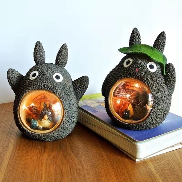 Studio Ghibli Spirited Away My Neighbour Totoro Figurer Toy LED - Perfet 1#
