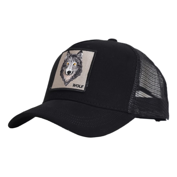 Black Panther Mesh Cap Baseball Cap Trucker Keps-Wolf-Black - Perfet