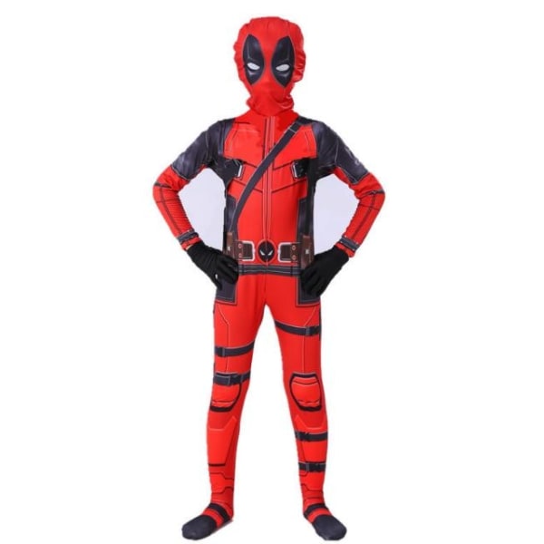 Kids Boys Deadpool Fancy Dress Jumpsuit Cosplay-asu 100cm - Perfet 110cm