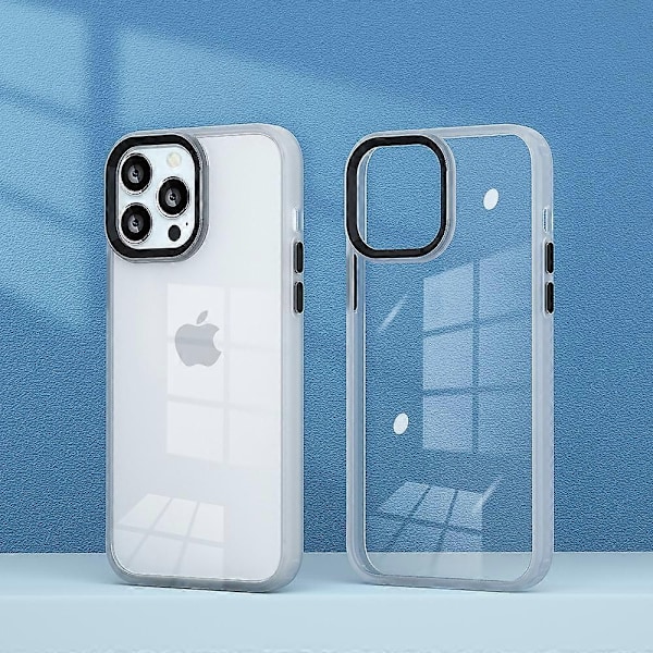 Frostat Telefonskal för 14 Pro Max, iPhone 14, iPhone, 14 Plus, iPhone 14 Pro-Perfet transparent iPhone 14 Plus