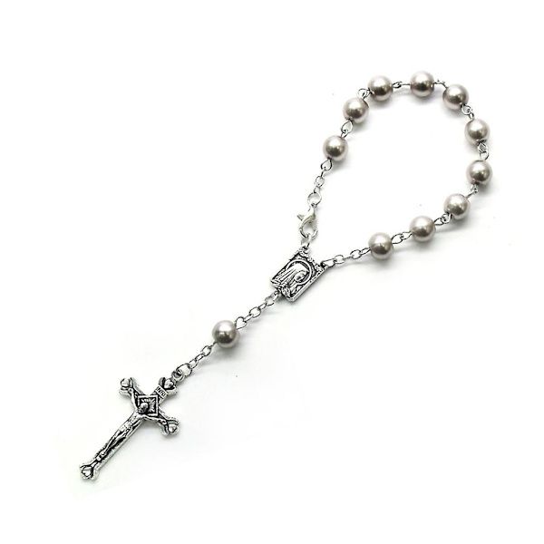 Minirosary Dopgåva 11-Pärlor Pärl Fingerrosary Bröllop Festfavorit-Perfekt 13