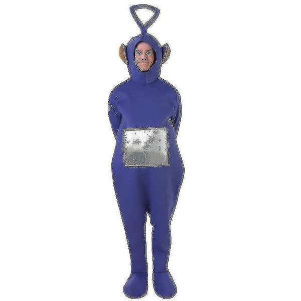 4 Färgers Teletubbies Roll Vuxen Rolig Kostym W-Perfet Purple m