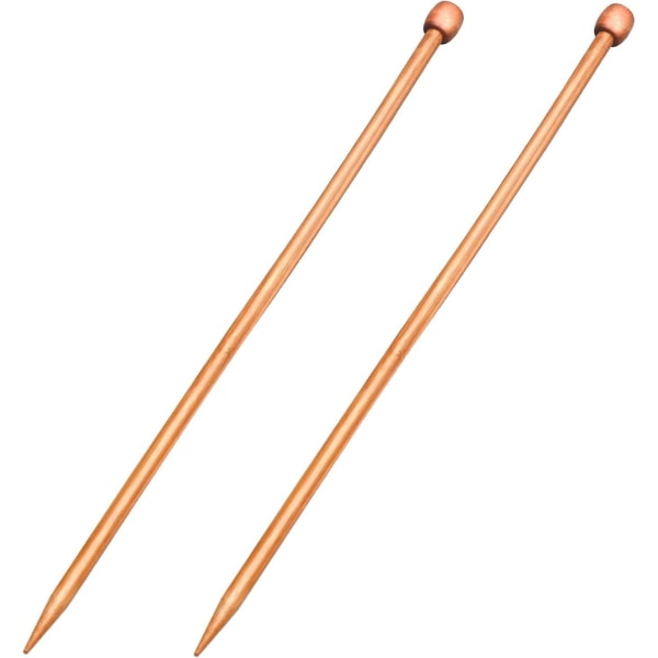 2 stk bambuspinner sett rett enspiss pinne Lengde 14 tommer (8 mm) - Perfet