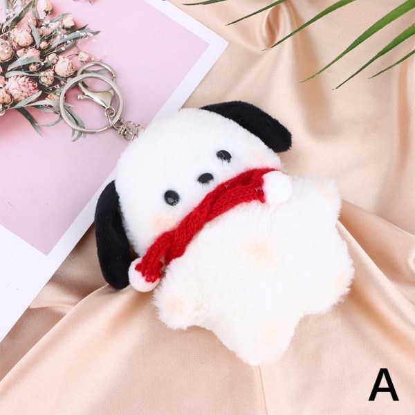 1 st Sanrio plysch Pochacco nyckelring e Doll Girl DIY plyschväska P - Perfet A