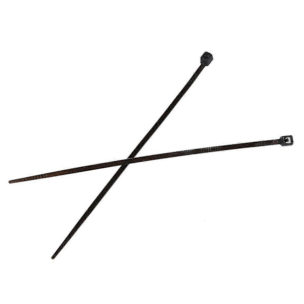 1000 stk. sorte nylon kabelbindere Fastgørelseswrap 95 mm x 2 mm - Perfekt