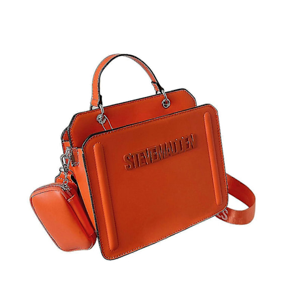 Modetorgväska Kvinnor Högkvalitativ Axelremsväska - Perfekt Atomic Orange