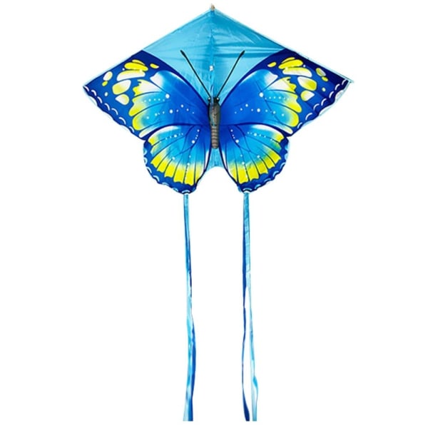 Butterfly Triangle Kite 50/100Meter Kite BLÅ - Perfet