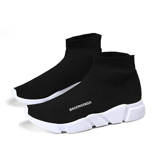 KIDENG Herr Sports Löparskor Lätta Utomhus Sneakers 927-Perfet BlackWhite 37