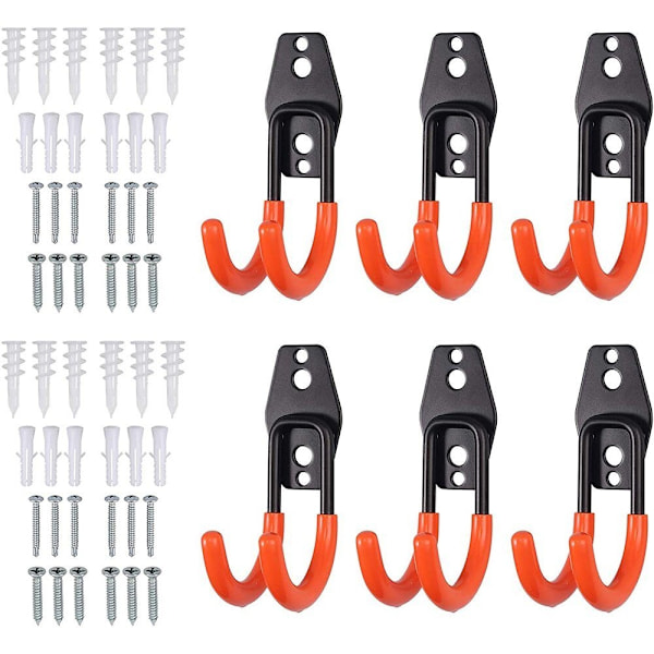 Stål Garage Opbevaring Utility Dobbeltkroge Heavy Duty kroge - Perfet