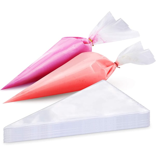 100 stk Store Spritz-poser Disponibel Spritz Decorate Cake Decorating - Perfet transparent