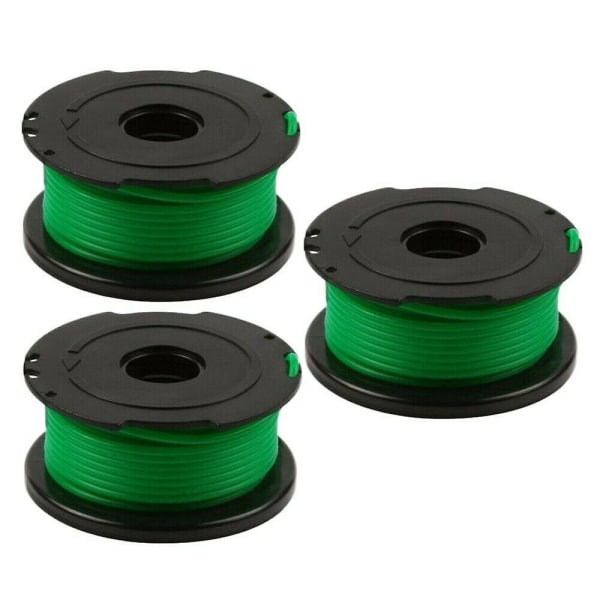 Black & Decker String Trimmer Stringer Green Spool and Line X 3 Gl7033 - Perfet black