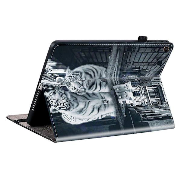 Krystalltekstur Malt Lær Tablet Case-Perfet For Samsung Galaxy Tab A 10.1 2019