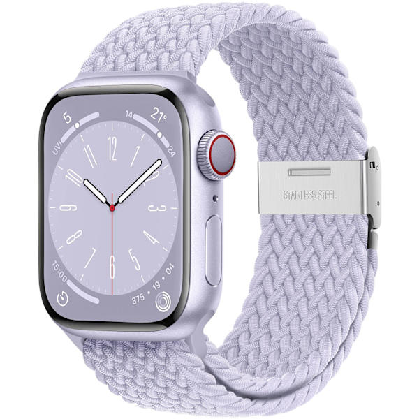 Urrem, til Apple Watch armbånd, flettet nylon ferrous