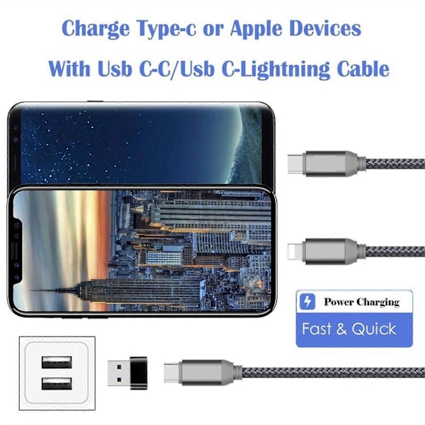 USB Type-C hona adapter till USB 3.0 hane, USBC-kontakt till USBA, mobiltelefonadaptrar, omvandlare-Perfet B 3PCS