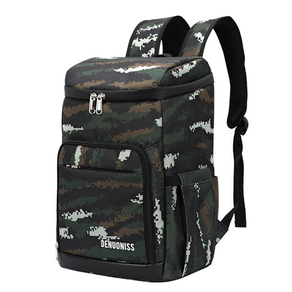 Isolerad Kylryggsäck Kylväskor Kylpaket Vattentät Termisk Lunchryggsäck för Resor Vandring Camping Picknickar-Perfekt rainforest camo