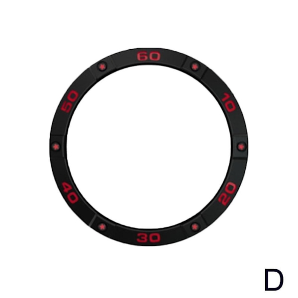 Xiaomi Watch S3:n bezel-näytönsuojakalvo PC-kuorella - Täydellinen suoja Black red