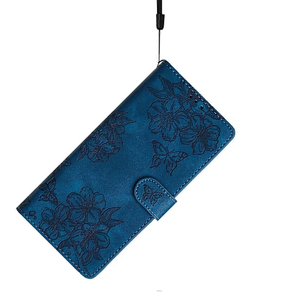 För Samsung Galaxy S24 Mobiltelefonfodral Tryckt PU Läder Plånboksställ Anti-fall Skyddsfodral-Perfet Style D