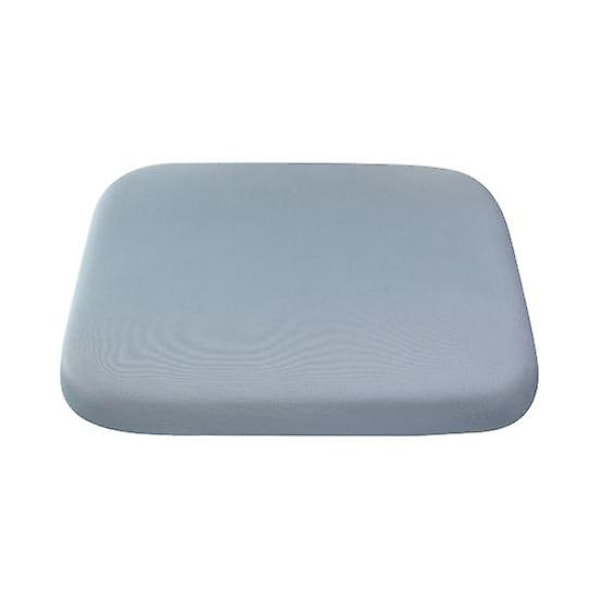 Sittdyna i Memory Foam med Band, Långsam Återhämtning, Alla Säsonger, Halkfri, Tvättbar - Perfekt light blue Small