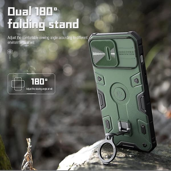 Mobilskal Kompatibelt med IPhone 14/14 Pro/14 Plus/14 Pro Max Nillkin Camshield Armor Pro Skjutbart Kameraskydd Baksida - Perfekt For iphone 14 pro max