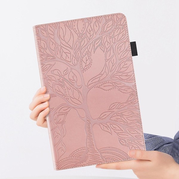 Life Tree Tablet Fodral Kompatibelt med iPad Pro 12.9 2022 / 2021 / 2020 - Perfekt Rose Gold
