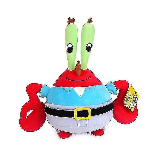 SpongeBob SquarePants Plysjleketøy Patrick Star Squidward Dukke V - Perfekt Krabs boss