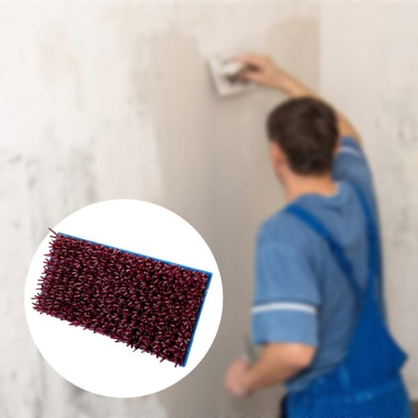 Stipplingsborste Texturborste Gips och Takfinish Mikrocement Hemförbättring Putsa DIY Borste Stipplingsverktyg - Perfekt Rectangle Hard L