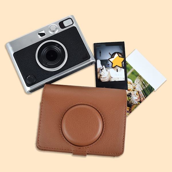 Mini EVO kamerataske, PU Case brun - Perfet brown