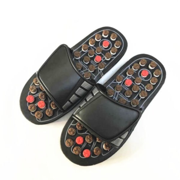 Massager Tofflor Sandal Zonterapi Akupressurskor - Perfet brown 44-45