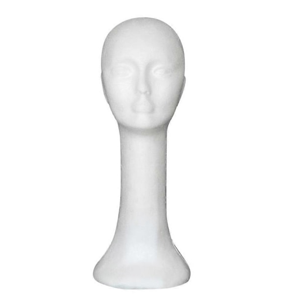Pään malli Abstrakti Pitkäkaulainen Vaahtomuovinen Naisen Mannekiini Peruukki Hattu Lasit Näyttöjalusta Mockup Sopii Kaupalliseen Käyttöön Täydellinen