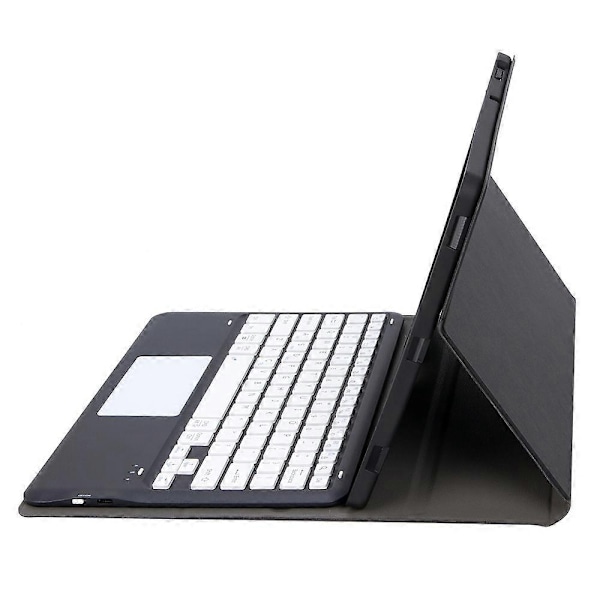Bluetooth-tangentbord kompatibla med Galaxy Tab S10 FE+-Perfet Black+Black White