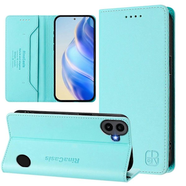 Magnetiskt Läderfodral Kompatibelt med Nothing CMF Phone 1-Perfet Mint Green Compatible with Nothing CMF Phone 1