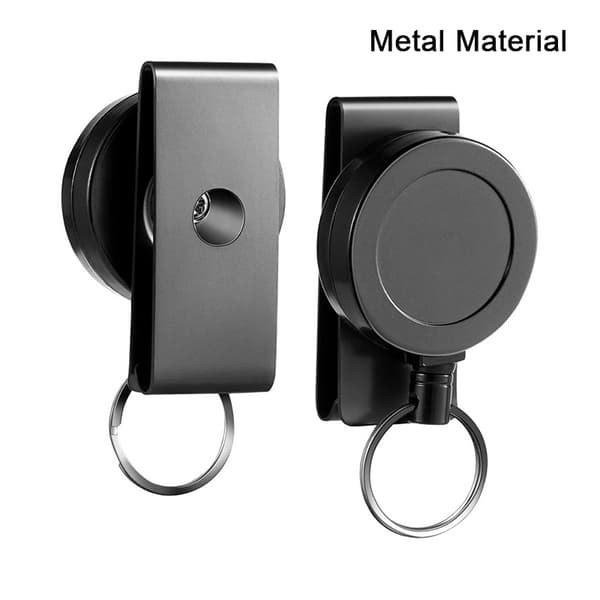 Infällbar Kraftig Nyckelring Märkeshållare Multiverktyg Karbinhake Metal material one size