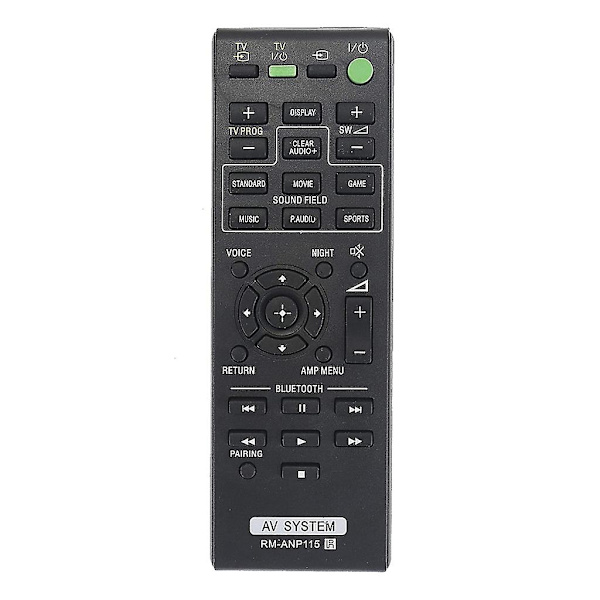 RM-ANP115 Reemplazo De Control Remoto Para Sony Sound Bar HT-CT770 HTCT770 HT-CT370 HTCT370