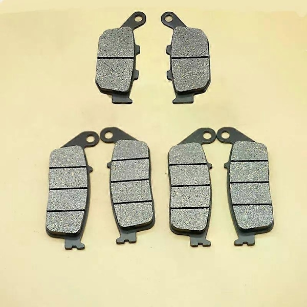 Kompatibel med HONDA CB 600 F2Y/F21/F22 Hornet S (17 tommer hjul) 2000-2004 Motorcykel Forreste Bageste Bremseklodser Sæt - Perfekt 2 Front Pads