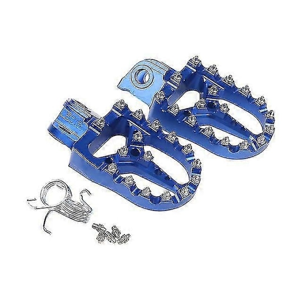 Fodstøtter Fodpinde Fodpedaler Kompatible med Ktm 690 Enduro Smc R 950 Super Moto R 990 1050 1090 1190 1290 Adventure R S T Fodpinde - Perfekt Blue