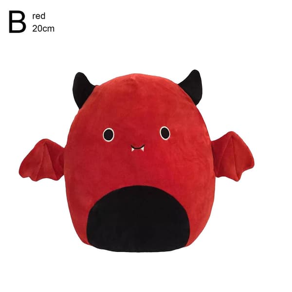 Squishmallows 2022 Halloween Squad 8\" Emily Den Helt Sorte Flagermus Pl - Perfekt black 20cm