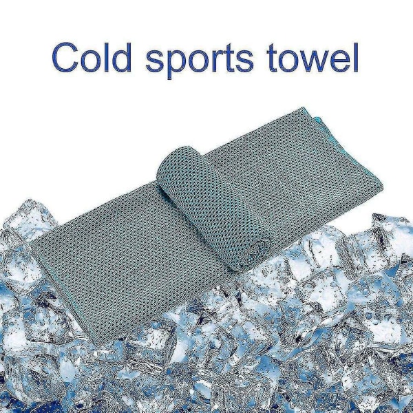 Kølehåndklæde, sæt øjeblikkelig aflastning Icy Cool håndklæde åndbart mesh svedabsorberende - Perfet
