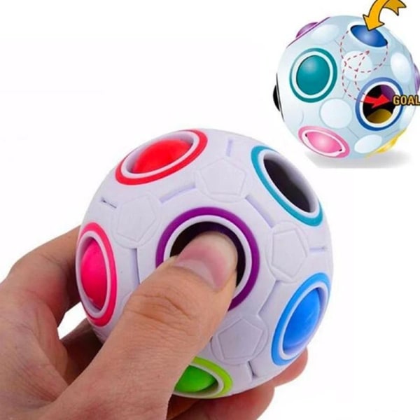 Fidget Ball - Rainbow Ball Magic Cube - Perfet multicolor