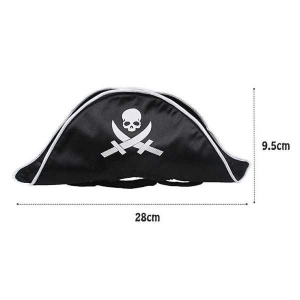 Pet Pirate Hat Koira Kissa Kapteeni Hattu