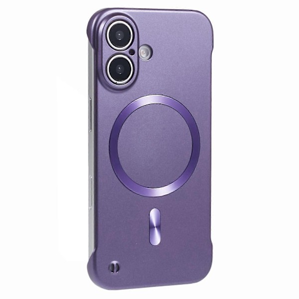 iPhone 16 Plus Skal, Kompatibel med MagSafe Hård PC Ramlös Telefonfodral - Perfekt Style H